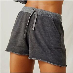 Free People Kelly Lounge Shorts In Gray